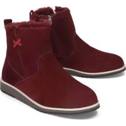 EMU AUSTRALIA W11026 BEACH MINI claret, botki damskie. Botki damskie EMU Australia, z wełny, bez obcasa, na zamek. Za 559,90 zł.