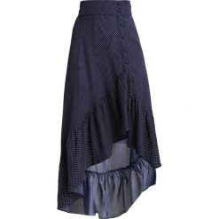 Spódniczki: Lost Ink Petite POLKA SKIRT Długa spódnica dark blue