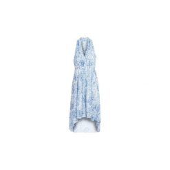Sukienki krótkie Molly Bracken MOLLIATEZZE. Niebieskie sukienki damskie Molly Bracken, s, bez wzorów, bez kołnierzyka, z krótkim rękawem, krótkie, mini. Za 259,00 zł.