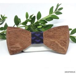 Muchy męskie: Drewniana muszka UNIQUE
