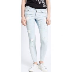 Scotch & Soda - Jeansy. Niebieskie jeansy damskie marki Scotch & Soda, z obniżonym stanem. W wyprzedaży za 169,90 zł.