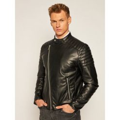 Kurtka skórzana Armani Exchange 6HZB09 ZNNFZ 1200. Czarne kurtki męskie Armani Exchange, m, bez wzorów, bez kaptura. Za 1349,00 zł.