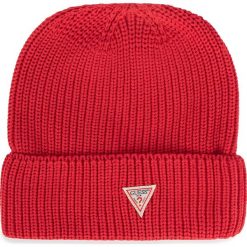Czapka GUESS - M94Z56 Z2HH0 TLRD. Czerwone czapki męskie Guess, z aplikacjami, z bawełny. W wyprzedaży za 119,00 zł.
