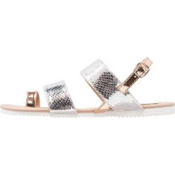 Klapki damskie: Lost Ink CIRA COLOURBLOCK FLAT Japonki rose gold