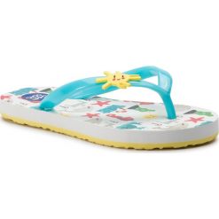 Japonki GIOSEPPO - 47595 Multicolor. Niebieskie sandały dziewczęce Gioseppo, z tworzywa sztucznego, bez zapięcia. W wyprzedaży za 79,00 zł.