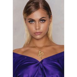 Naszyjniki damskie: NA-KD Accessories Naszyjnik wąż – Gold