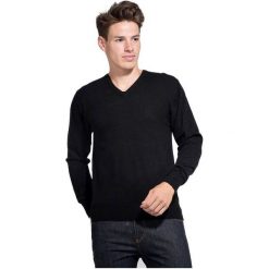 William De Faye Sweter Męski Xl Czarny. Czarne swetry klasyczne męskie marki William de Faye, xl, z kaszmiru, dekolt w kształcie v. Za 259,00 zł.