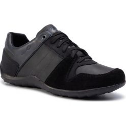Półbuty GEOX - U Pavel A U94P7A 0ME22 C9999 Black. Czarne półbuty męskie Geox, na co dzień, bez wzorów, z zamszu, klasyczne, bez zapięcia. Za 349,00 zł.