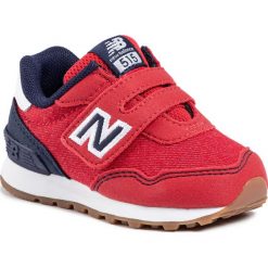 Sneakersy NEW BALANCE - IV515DF Czerwony. Czerwone trampki chłopięce New Balance, bez wzorów, ze skóry ekologicznej, na rzepy. Za 169,00 zł.