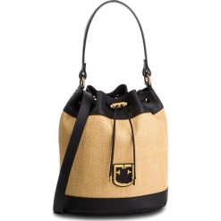Torebka FURLA - Corona 1007807 B BVN1 O75 Beige/Onyx. Brązowe torebki klasyczne damskie Furla, z aplikacjami, ze skóry, zdobione, bez dodatków. Za 1240,00 zł.