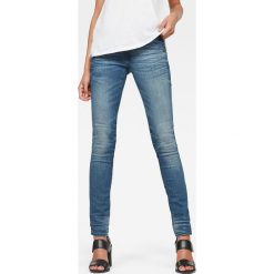 Dżinsy "Lynn" - Skinny fit - w kolorze niebieskim. Niebieskie jeansy damskie marki G-Star, l, w paski. W wyprzedaży za 257,95 zł.