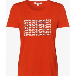 Tom Tailor Denim - T-shirt damski, czerwony. Czerwone t-shirty damskie TOM TAILOR DENIM, xl, z nadrukiem, z denimu, bez kołnierzyka. Za 69,95 zł.