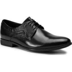 Półbuty LASOCKI FOR MEN - MB-COMMON-15 Czarny. Czarne buty wizytowe męskie Lasocki For Men, ze skóry, bez zapięcia. Za 189,99 zł.