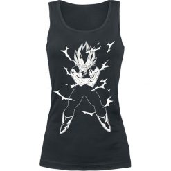 Topy damskie: Dragon Ball Z – Vegeta Top damski czarny