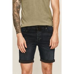 Jack & Jones - Szorty jeansowe. Niebieskie spodenki i szorty męskie Jack & Jones, s, bez wzorów, z elastanu, casualowe. W wyprzedaży za 99,90 zł.