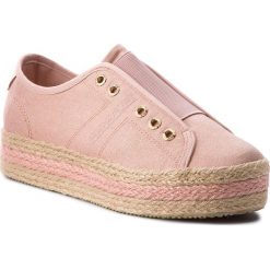 Espadryle NAPAPIJRI - Hope 16738585 Rose Metalic N584. Różowe espadryle damskie Napapijri, z aplikacjami, z tworzywa sztucznego, bez obcasa, na koturnie. W wyprzedaży za 179,00 zł.