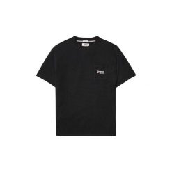 T-shirty z krótkim rękawem Tommy Jeans DM0DM05084 LOGO POCKET TEE. Czarne t-shirty męskie Tommy Jeans, s, bez wzorów, z jeansu, bez kołnierzyka, krótkie. Za 131,30 zł.