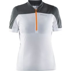 Craft Koszulka Rowerowa Motion White Xl. Białe topy sportowe damskie marki Craft, xl, na fitness i siłownię. W wyprzedaży za 139,00 zł.