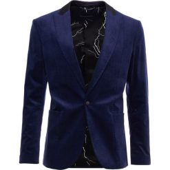 DRYKORN IRWINDALE Marynarka blau. Niebieskie marynarki męskie slim fit DRYKORN, z bawełny. Za 1049,00 zł.