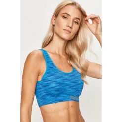 Reebok - Biustonosz sportowy. Niebieskie biustonosze sportowe damskie Reebok, xs, bez wzorów, z elastanu. W wyprzedaży za 69,90 zł.