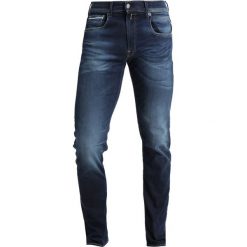 Replay GROVER Jeansy Straight Leg blue denim. Niebieskie jeansy męskie marki Replay. Za 689,00 zł.