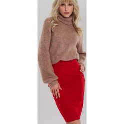 Czerwona Spódnica Bethink Oneself Of. Czerwone spódniczki damskie other, bez wzorów, midi. Za 69,99 zł.