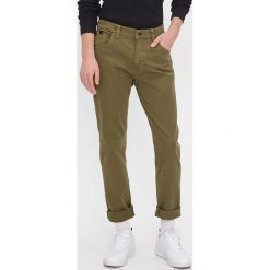 Spodnie slim fit - Khaki. Brązowe spodnie męskie House, s, bez wzorów. Za 79,99 zł.