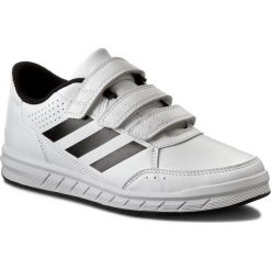 Buty adidas - AltaSport CF K BA7458 Ftwwht/Cblack. Białe półbuty dziewczęce Adidas, na rzepy. Za 129,00 zł.
