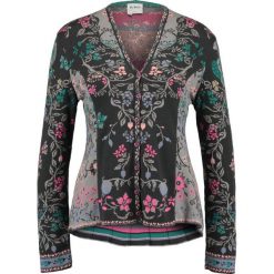 Kardigany damskie: Ivko FLORAL Kardigan anthrazit