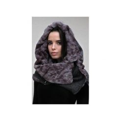 Kaptur CHAPOOSIE Grand DeepGray POOH HOOD. Szare chusty damskie marki Chapoosie, bez wzorów, z wełny. Za 210,01 zł.