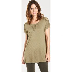 T-shirty damskie: Koszulka w kolorze khaki