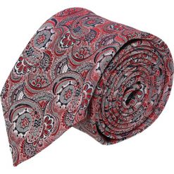 Krawat paisley czerwony 100. Czerwone krawaty męskie Recman, bez wzorów. Za 69,00 zł.
