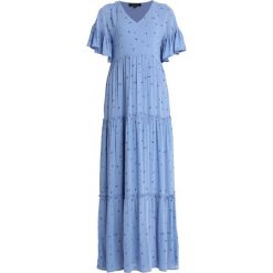 Selected Femme SFSOAK DRESS Długa sukienka blue yonder/estate blue. Niebieskie długie sukienki marki Selected Femme, z materiału, z długim rękawem. W wyprzedaży za 439,20 zł.