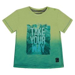 T-shirty chłopięce z nadrukiem: Koszulka w kolorze zielonym