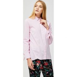 Koszula bawełniana. Różowe koszule damskie Moodo, xs, z elastanu. Za 49,99 zł.