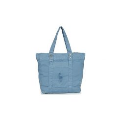 Torby shopper Polo Ralph Lauren PP TOTE SUNFADED CHINO. Niebieskie torby damskie na zakupy Polo Ralph Lauren, bez wzorów, bez dodatków. Za 669,00 zł.