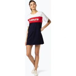 Levi's - Sukienka damska, czarny. Czarne sukienki damskie marki Levi's®, s, z nadrukiem, eleganckie, bez kołnierzyka, bez rękawów. Za 219,95 zł.