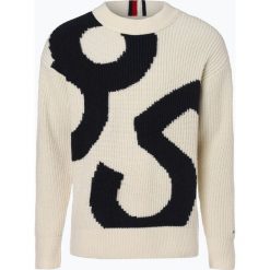 Tommy Hilfiger - Sweter męski, czarny. Czarne swetry męskie marki TOMMY HILFIGER, xxl, bez wzorów, bez kołnierzyka, bez kaptura. Za 499,95 zł.