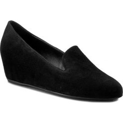 Półbuty HÖGL - 0-184212 Black 0100. Czarne półbuty damskie na koturnie marki HÖGL, ze skóry. W wyprzedaży za 349,00 zł.