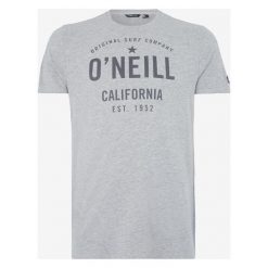 O'Neill Ocotillo Koszulka Szary. Szare podkoszulki męskie O'Neill, xxl, z haftami, z bawełny, z krótkim rękawem. Za 119,95 zł.