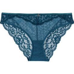 Figi rio bonprix niebieskozielony morski. Niebieskie majtki damskie bonprix, z koronki. Za 29,99 zł.