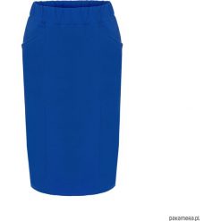 Ołówkowa spódnica chabrowa. Niebieskie spódniczki damskie Pakamera, eleganckie, midi, ołówkowe. Za 79,00 zł.