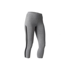 Legginsy slim 7/8 Gym & Pilates 520 damskie. Niebieskie legginsy sportowe damskie marki DOMYOS, l, z bawełny. W wyprzedaży za 34,99 zł.