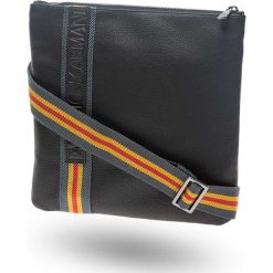 REPORTERKA EMPORIO ARMANI. Czarne plecaki męskie Emporio Armani, w paski. Za 449,00 zł.