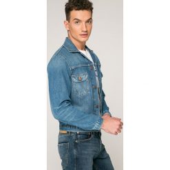 Wrangler - Kurtka. Niebieskie kurtki męskie marki Wrangler, m, z bawełny. W wyprzedaży za 229,90 zł.