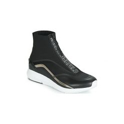 Buty Karl Lagerfeld VITESSE KNIT SOCK ZIP. Czarne trampki i tenisówki damskie KARL LAGERFELD, bez wzorów, bez zapięcia. Za 703,20 zł.