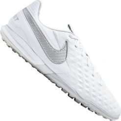 Buty piłkarskie Nike Legend 8 Pro Tf M AT6136-100. Białe buty sportowe męskie Nike, na jesień, ze skóry, bez zapięcia, do piłki nożnej. W wyprzedaży za 529,00 zł.