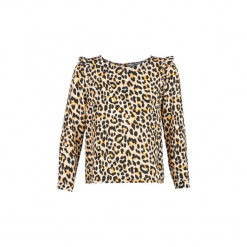 Bluzki Betty London JERIL. Brązowe bluzki damskie Betty London, s, bez wzorów, bez kołnierzyka, bez rękawów. Za 103,20 zł.