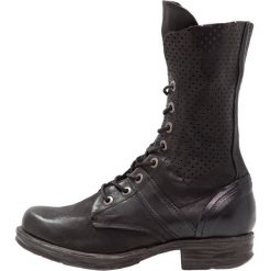 Buty zimowe damskie: A.S.98 Kozaki sznurowane nero