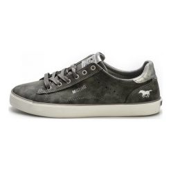 Trampki damskie slip on: Mustang Tenisówki Damskie 36 Szary
